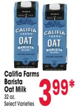 Jewel-Osco Califia Farms Barista Oat Milk offer