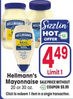 Jewel-Osco Hellmann's Mayonnaise offer