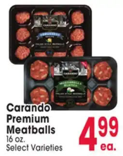 Jewel-Osco Carando Premium Meatballs offer