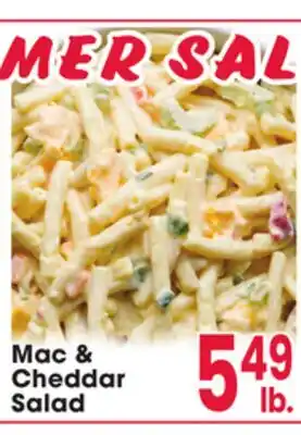 Jewel-Osco Mac & Cheddar Salad offer