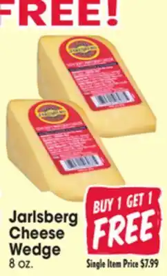 Jewel-Osco Jarlsberg Cheese Wedge offer