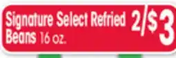 Jewel-Osco Signature Select Refried Beans offer
