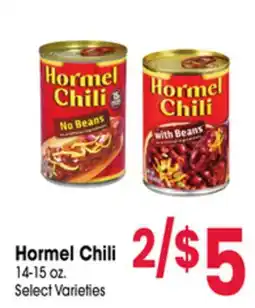 Jewel-Osco Hormel Chili offer
