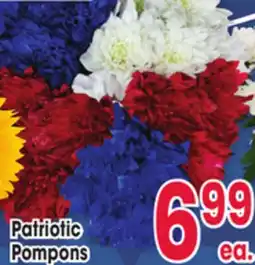 Jewel-Osco Patriotic Pompons offer