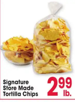 Jewel-Osco Signature Store Made Tortilla Chips offer