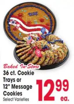 Jewel-Osco 36 ct. Cookie Trays or 12 Message Cookies offer