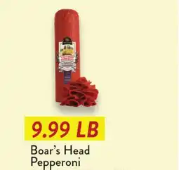Fresh Thyme Boar's Head Pepperoni offer