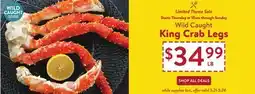 Fresh Thyme King Crab Legs offer