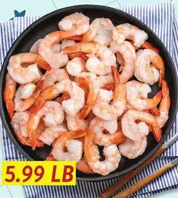 Fresh Thyme Sail Jumbo 16/20 ct Raw EZ Peel or 41/50 ct Cooked Shrimp offer