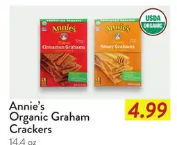 Fresh Thyme Annie's Organic Graham Crackers offer
