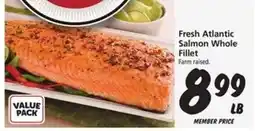 Safeway Fresh Atlantic Salmon Whole Fillet offer
