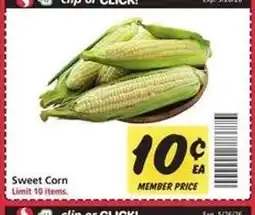 Safeway Sweet Corn offer
