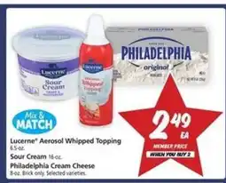Safeway Lucerne & Philadelphia Products offer
