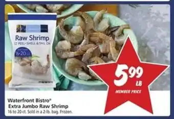 Safeway Waterfront BISTRO Extra Jumbo Raw Shrimp offer