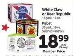 Safeway White Claw or Bear Republic / Pabst offer