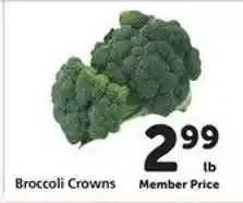 Safeway Broccoli Crowns offer