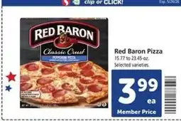Safeway Red Baron Pizza offer
