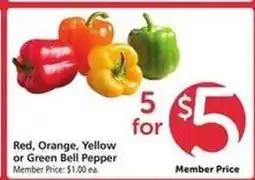 Safeway Bell Peppers offer