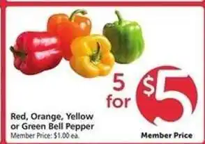 Safeway Bell Peppers offer