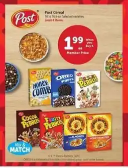 Safeway Post Cereal offer