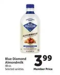 Safeway Blue Diamond Almondmilk offer