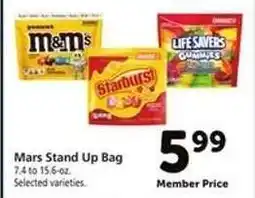 Safeway Mars Stand Up Bag offer