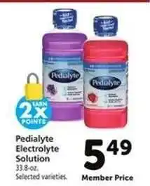 Safeway Pedialyte Electrolyte Solution offer
