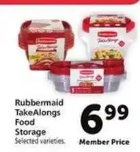 Safeway Rubbermaid TakeAlongs Food Storage offer