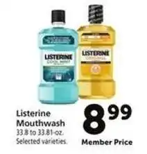 Safeway Listerine Mouthwash offer