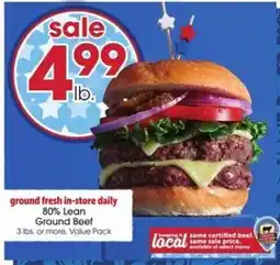 Giant Eagle Ground Beef offer