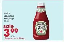 Giant Eagle Heinz Squeeze Ketchup offer