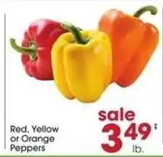 Giant Eagle Red, Yellow Or Orange Peppers offer