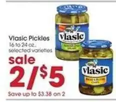 Giant Eagle Vlasic Pickles offer