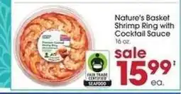 Giant Eagle Nature's Basket Shrimp Ring with Cocktail Sauce offer