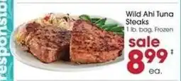 Giant Eagle Wild Ahi Tuna Steaks offer