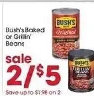 Giant Eagle Bush's Baked or Grillin' Beans offer