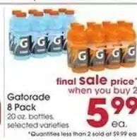 Giant Eagle Gatorade 8-Pack offer