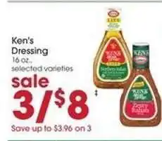 Giant Eagle Ken's Dressing offer