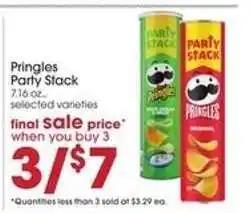 Giant Eagle Pringles Party Stack offer