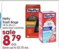 Giant Eagle Hefty Trash Bags offer