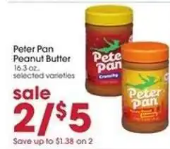 Giant Eagle Peter Pan Peanut Butter offer
