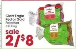 Giant Eagle Giant Eagle Red or Gold Potatoes offer