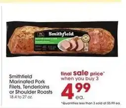 Giant Eagle Smithfield Marinated Pork offer