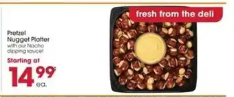 Giant Eagle Pretzel Nugget Platter offer