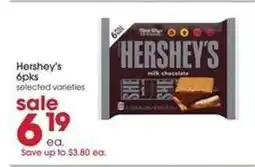 Giant Eagle Hershey's 6pks offer