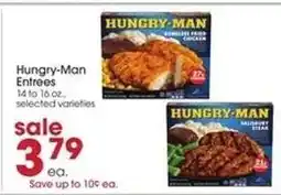 Giant Eagle Hungry-Man Entrees offer