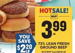 Food Lion 73% Lean Fresh Ground Beef offer