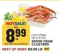 Food Lion Snow Crab Clusters offer