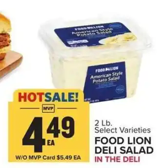 Food Lion FOOD LION DELI SALAD offer