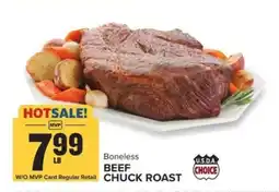 Food Lion Boneless Beef Chuck Roast offer